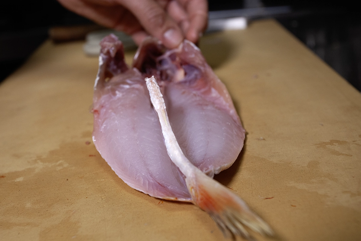 prepraración salmonete de lonja 1888